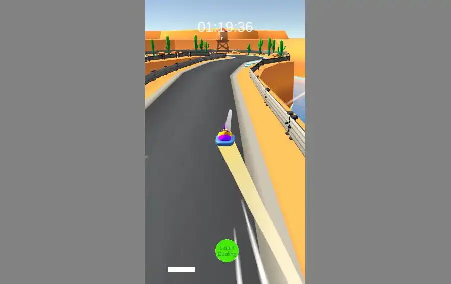 Racing riot gameplay footage 9