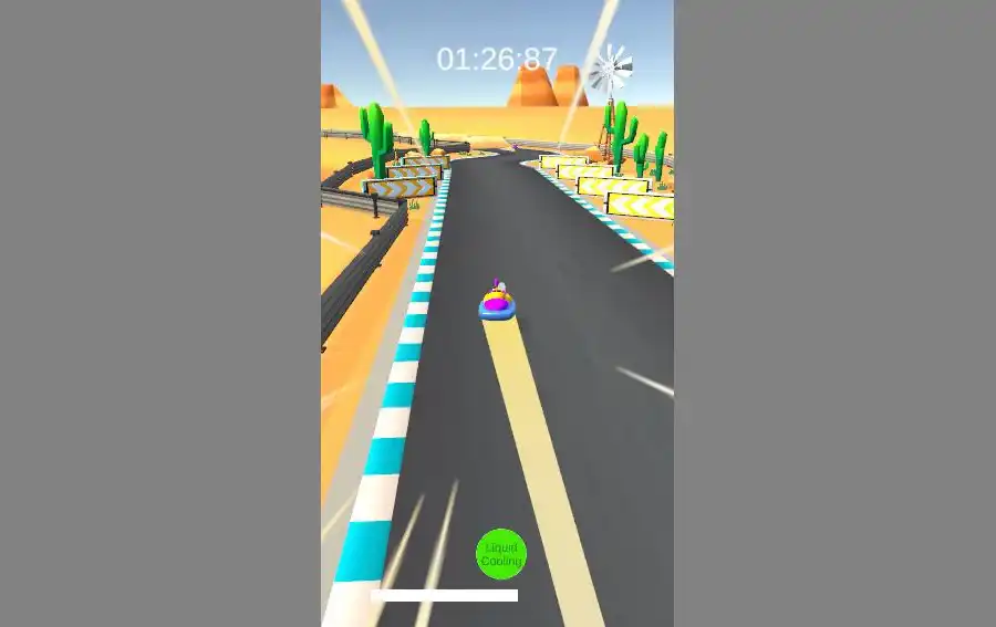 Racing riot gameplay footage 7