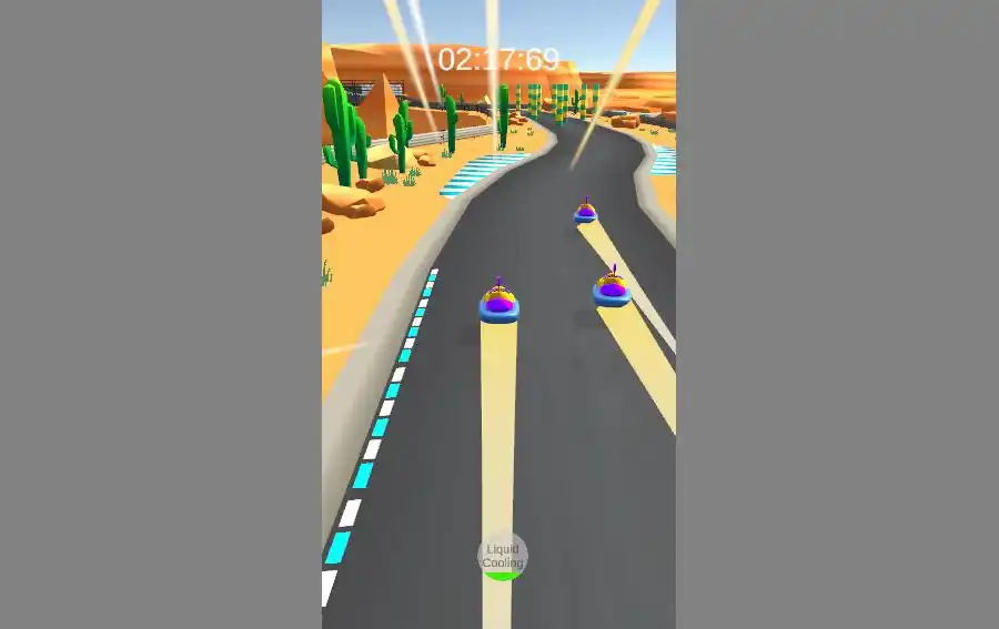 Racing riot gameplay footage 3